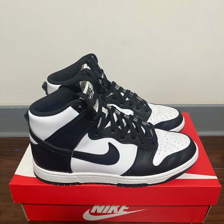 Dunk High Black White 25.5cm黑白 熊貓 高筒-2