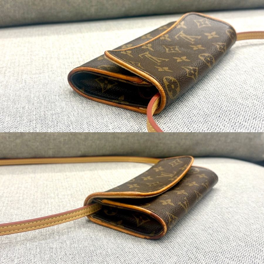 ✨ LV 經典老花信封包 手拿包 單肩包 斜挎包 腰包-11