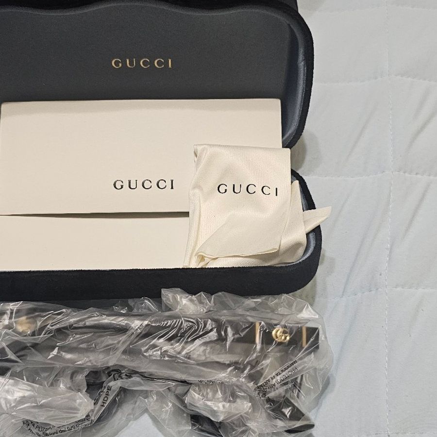 GUCCI GG0637SK-001 雙G LOGO太陽眼鏡-4