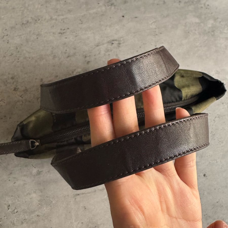 中古 Fendi 芬迪 條紋 手提包 布袋-8