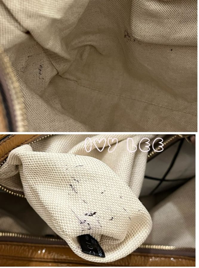 Gucci 漆皮 Soho 鏈條流蘇 326706 奶茶棕 咖啡 肩背包 手提包 二手精品-21