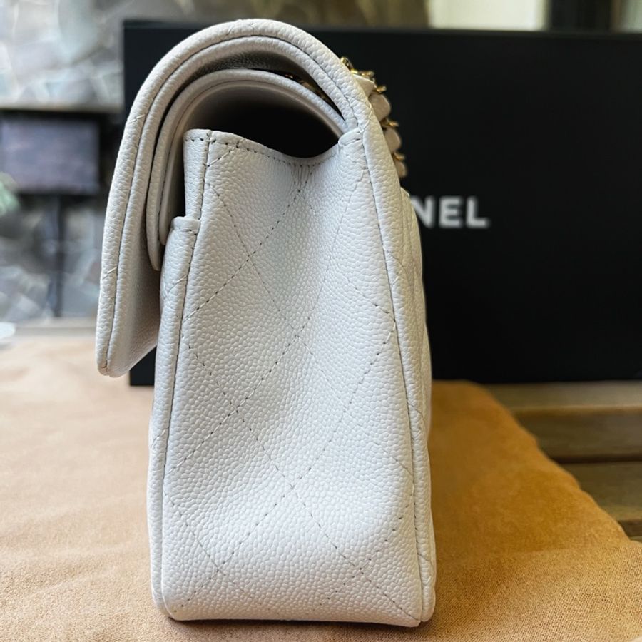 ► CHANEL CF23荔枝牛皮 金釦✨芯片款✨-6