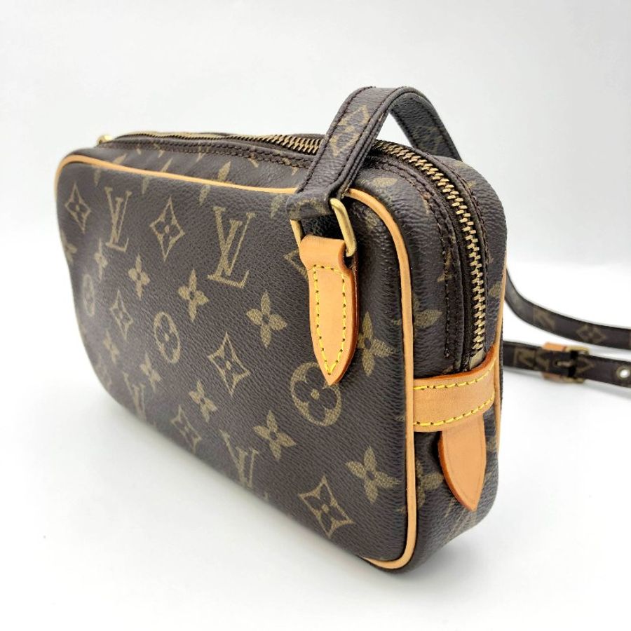 Louis Vuitton 老花中古單層橫版相機包,LV路易威登,斜背包,隨身包,經典包,迪士尼包,二手真品,免運-1