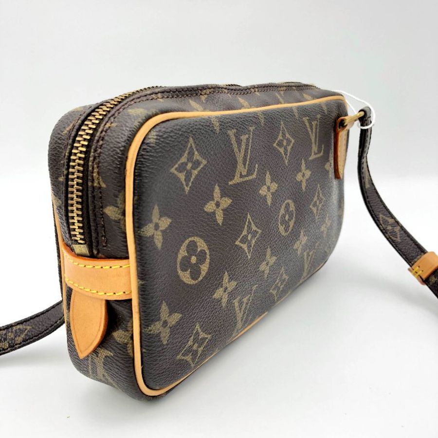 Louis Vuitton 老花中古單層橫版相機包,LV路易威登,斜背包,隨身包,經典包,迪士尼包,二手真品,免運-3