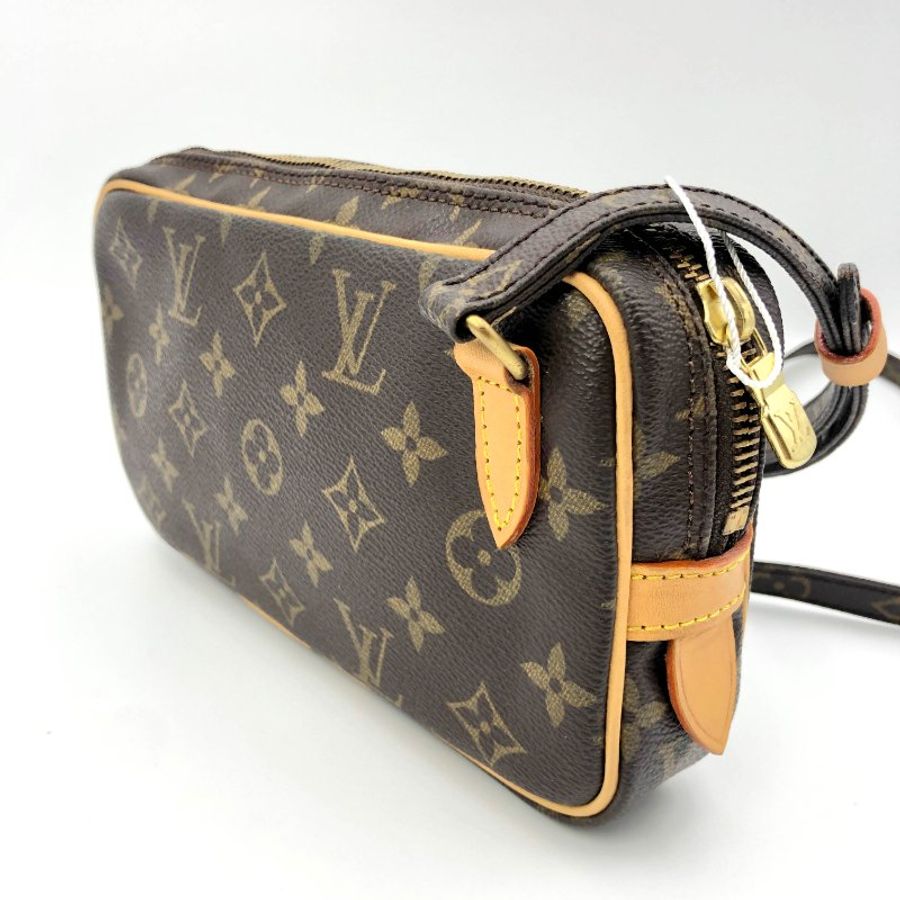 Louis Vuitton 老花中古單層橫版相機包,LV路易威登,斜背包,隨身包,經典包,迪士尼包,二手真品,免運-5