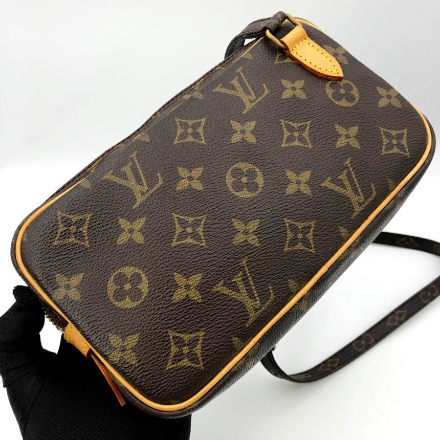 Louis Vuitton 老花中古單層橫版相機包,LV路易威登,斜背包,隨身包,經典包,迪士尼包,二手真品,免運-8