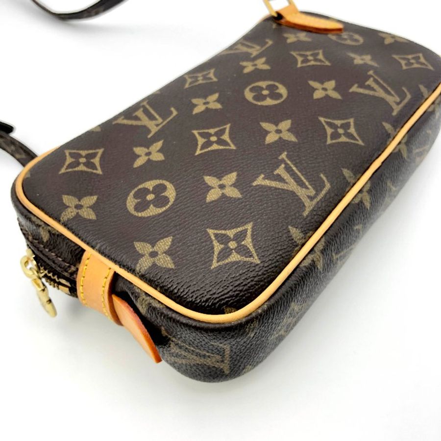 Louis Vuitton 老花中古單層橫版相機包,LV路易威登,斜背包,隨身包,經典包,迪士尼包,二手真品,免運-17
