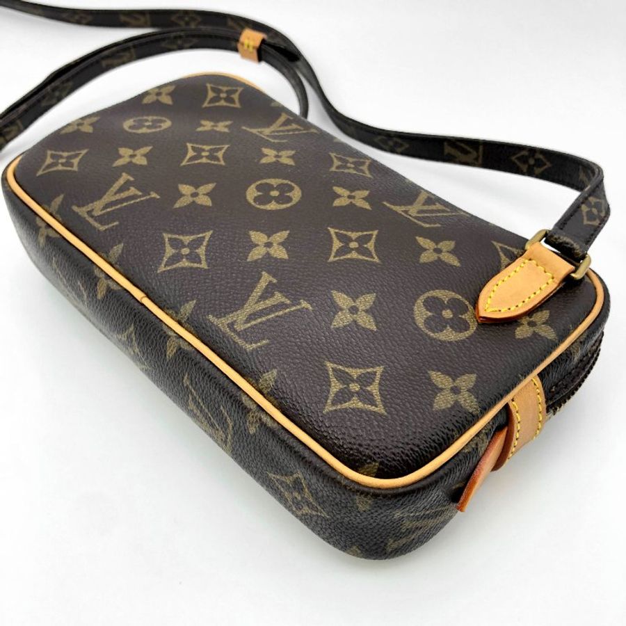 Louis Vuitton 老花中古單層橫版相機包,LV路易威登,斜背包,隨身包,經典包,迪士尼包,二手真品,免運-18