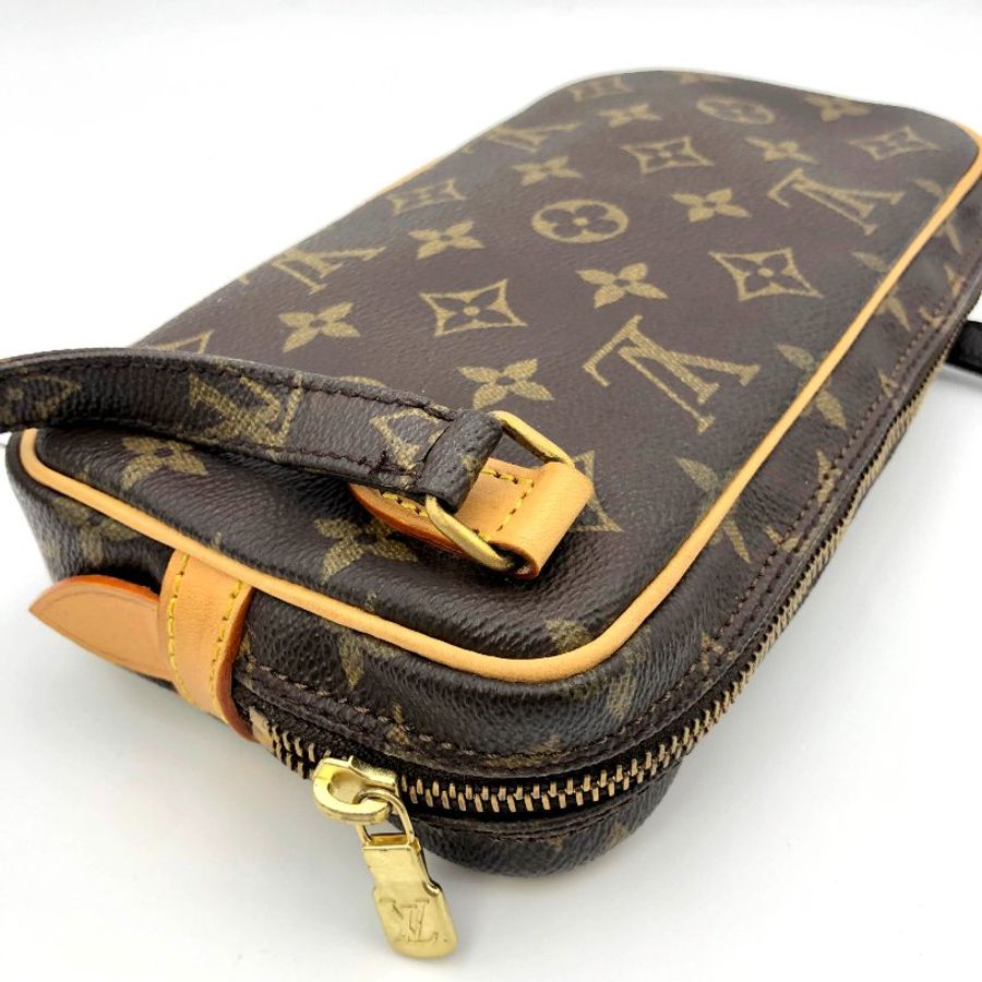 Louis Vuitton 老花中古單層橫版相機包,LV路易威登,斜背包,隨身包,經典包,迪士尼包,二手真品,免運-21