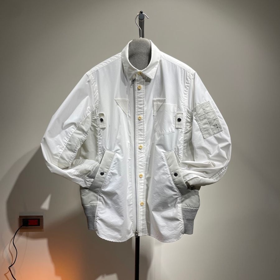 Sacai 解構 拼接 夾克外套-0