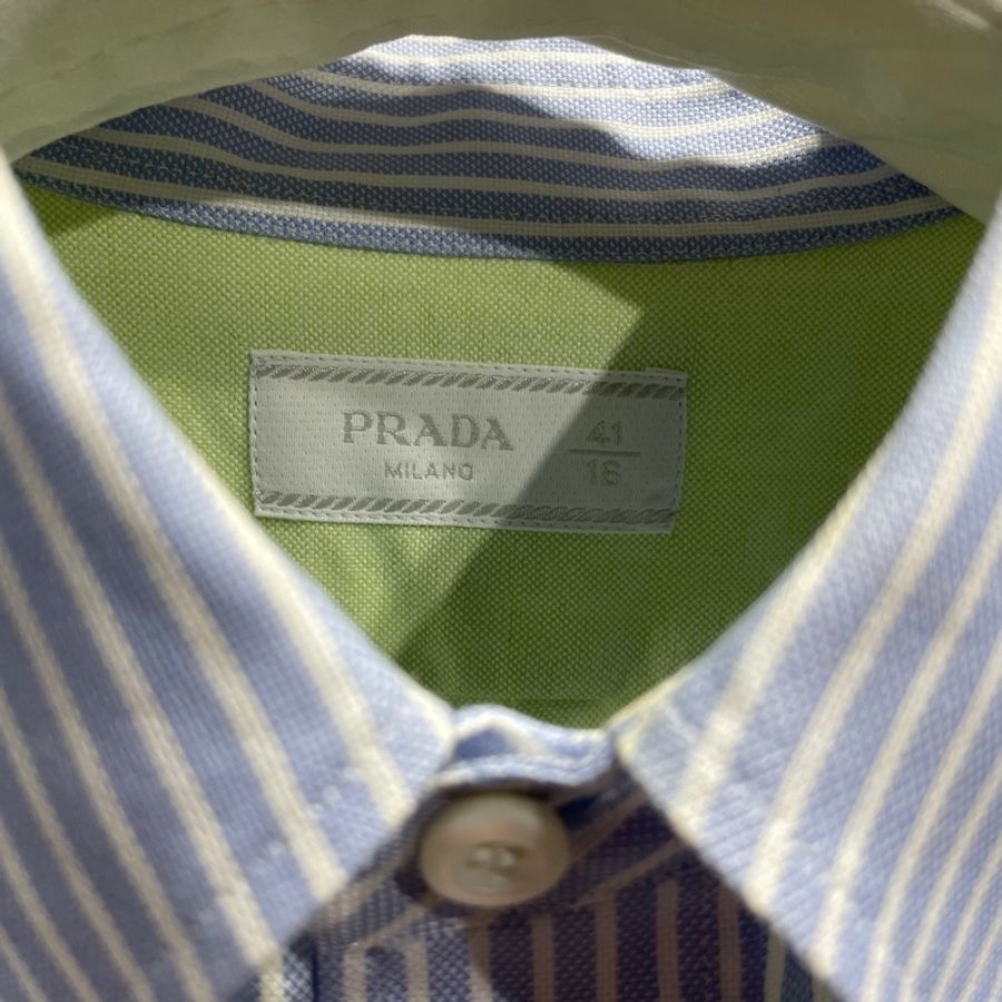 Prada 秀款 長版襯衫 中性款-2