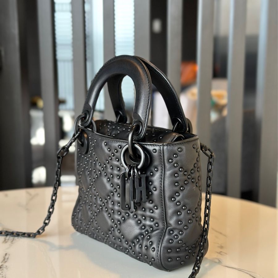Dior So Black磨砂黑三格黛妃包🔥99新五金🈚️掉色🔥-2