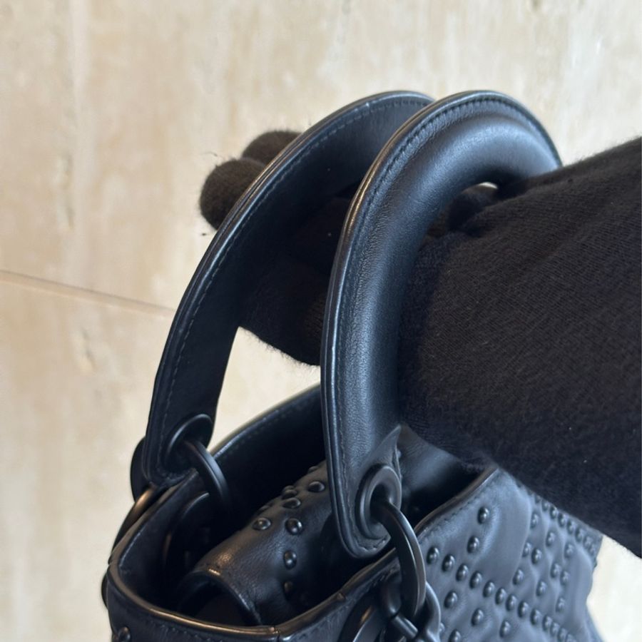 Dior So Black磨砂黑三格黛妃包🔥99新五金🈚️掉色🔥-14