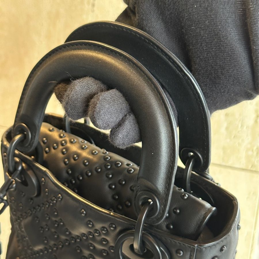 Dior So Black磨砂黑三格黛妃包🔥99新五金🈚️掉色🔥-15