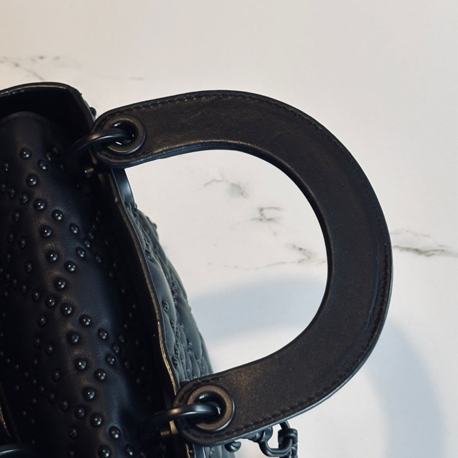 Dior So Black磨砂黑三格黛妃包🔥99新五金🈚️掉色🔥-19