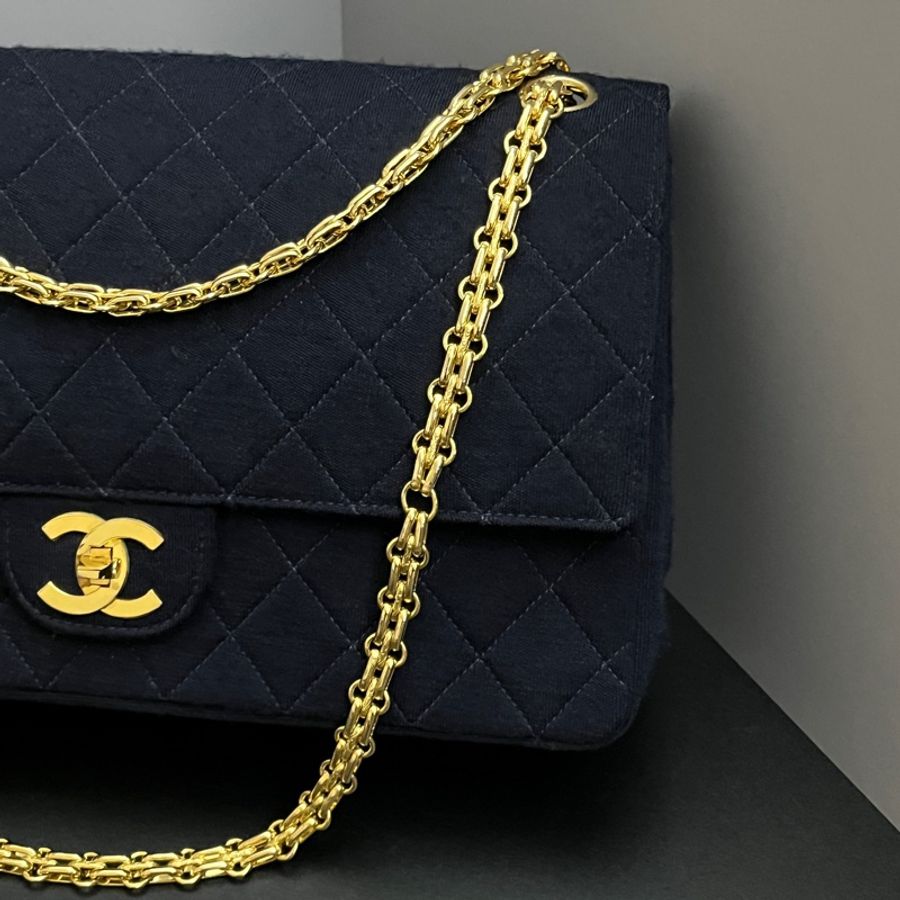 (超極新⚠️) Chanel 香奈兒 CF25 「真24k黃金鏈」 斜背+單肩包-4