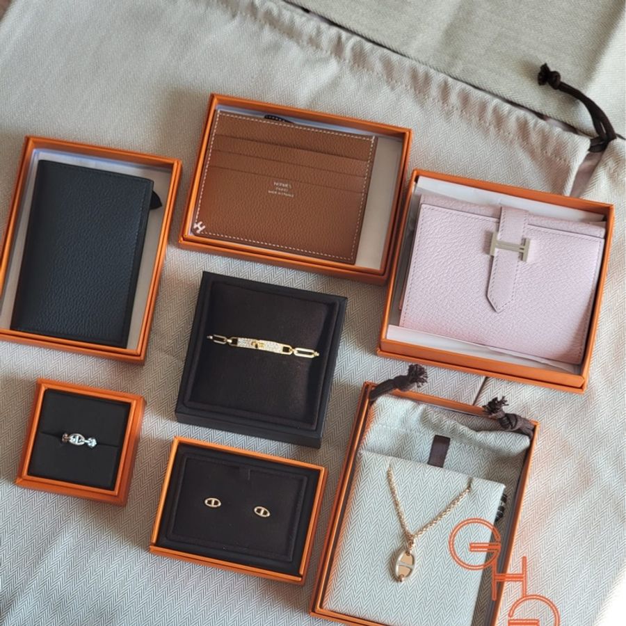 Hermès Farandole earrings, 豬鼻耳環very small model / 玫瑰金Rose Gold (brand new )-3