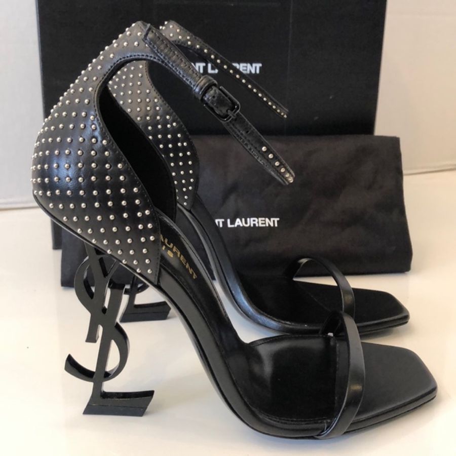 🔥🔥🔥100% Authentic Saint Laurent 經典Logo 跟鞋-2
