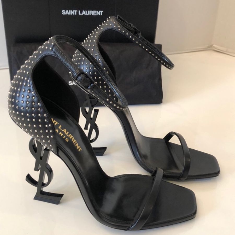 🔥🔥🔥100% Authentic Saint Laurent 經典Logo 跟鞋-3
