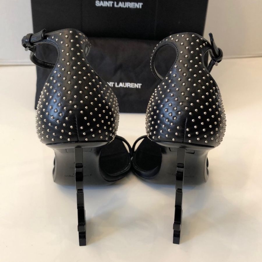 🔥🔥🔥100% Authentic Saint Laurent 經典Logo 跟鞋-7