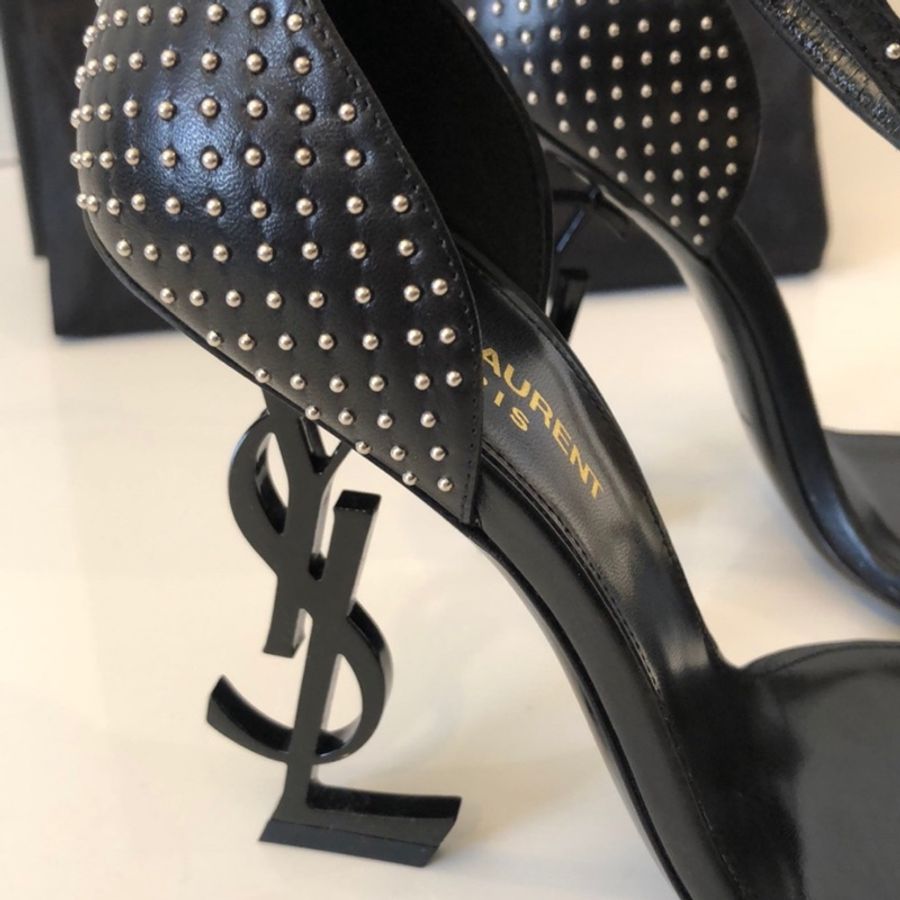 🔥🔥🔥100% Authentic Saint Laurent 經典Logo 跟鞋-14