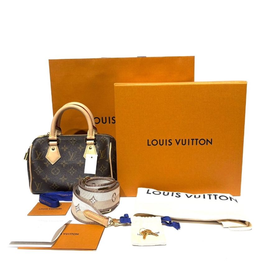 【美收精品】LV M46222 Speedy 20 經典花紋手提肩/斜背兩用波士頓包 1-320-0