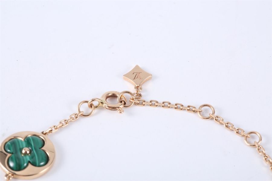 LOUIS VUITTON(路易威登) COLOR BLOSSOM BB 18K 孔雀石 鑽石 18K玫瑰金拼鑽石-4