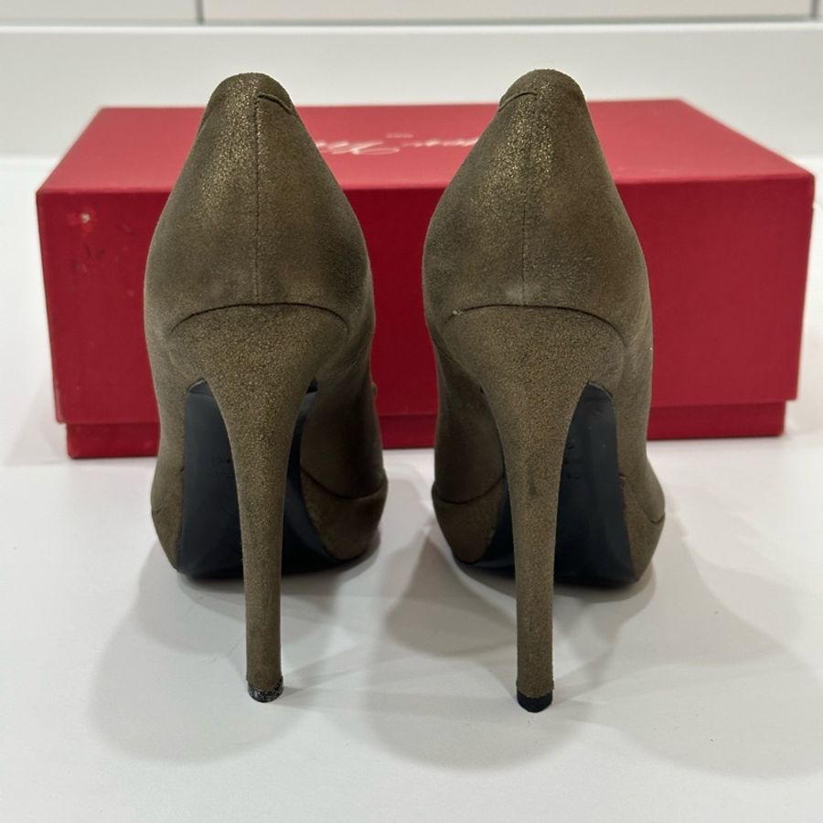 Roger VIVIER RV 咖啡色 跟鞋 高跟鞋-8