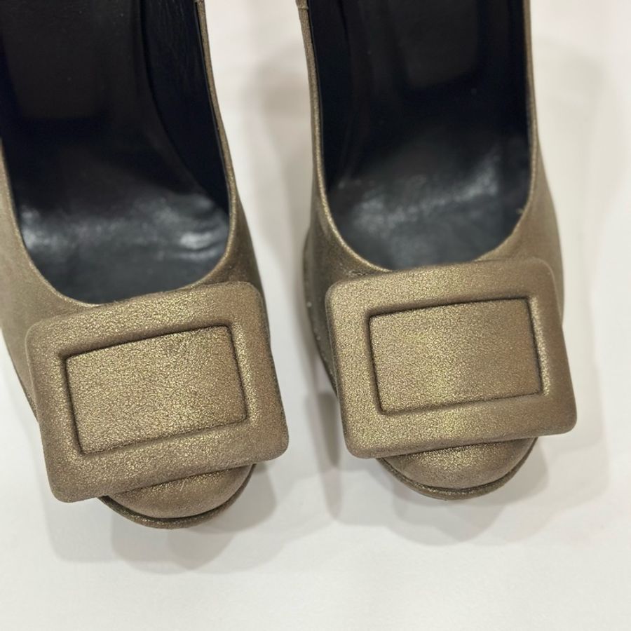 Roger VIVIER RV 咖啡色 跟鞋 高跟鞋-15
