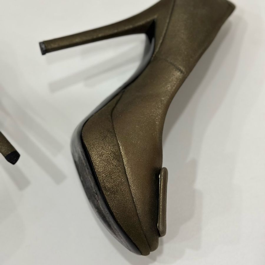 Roger VIVIER RV 咖啡色 跟鞋 高跟鞋-17