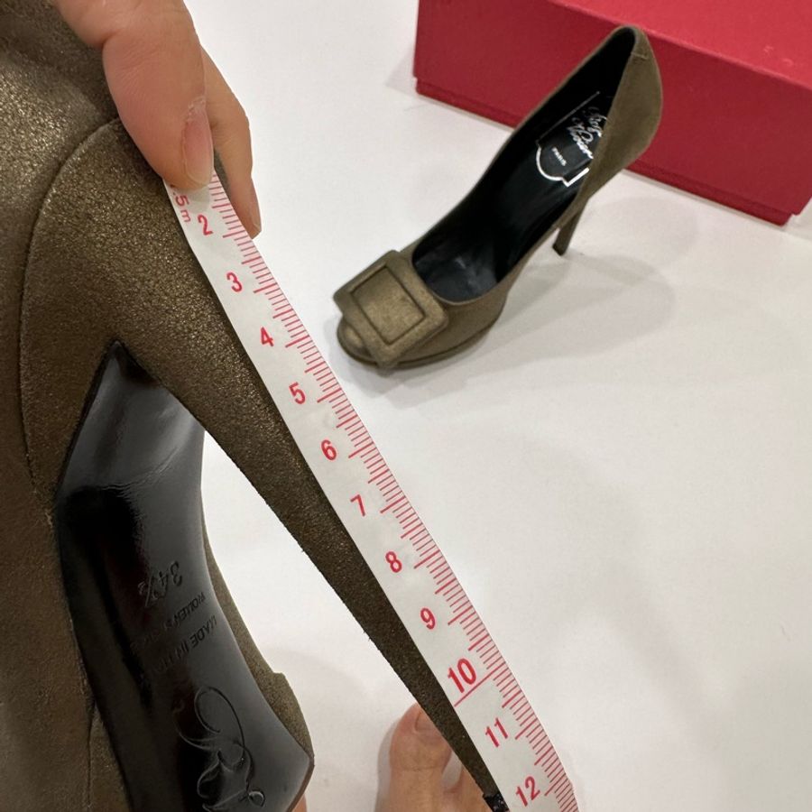 Roger VIVIER RV 咖啡色 跟鞋 高跟鞋-22