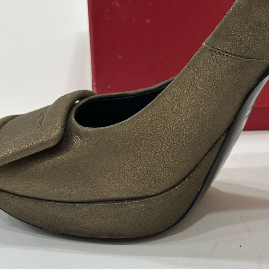Roger VIVIER RV 咖啡色 跟鞋 高跟鞋-27
