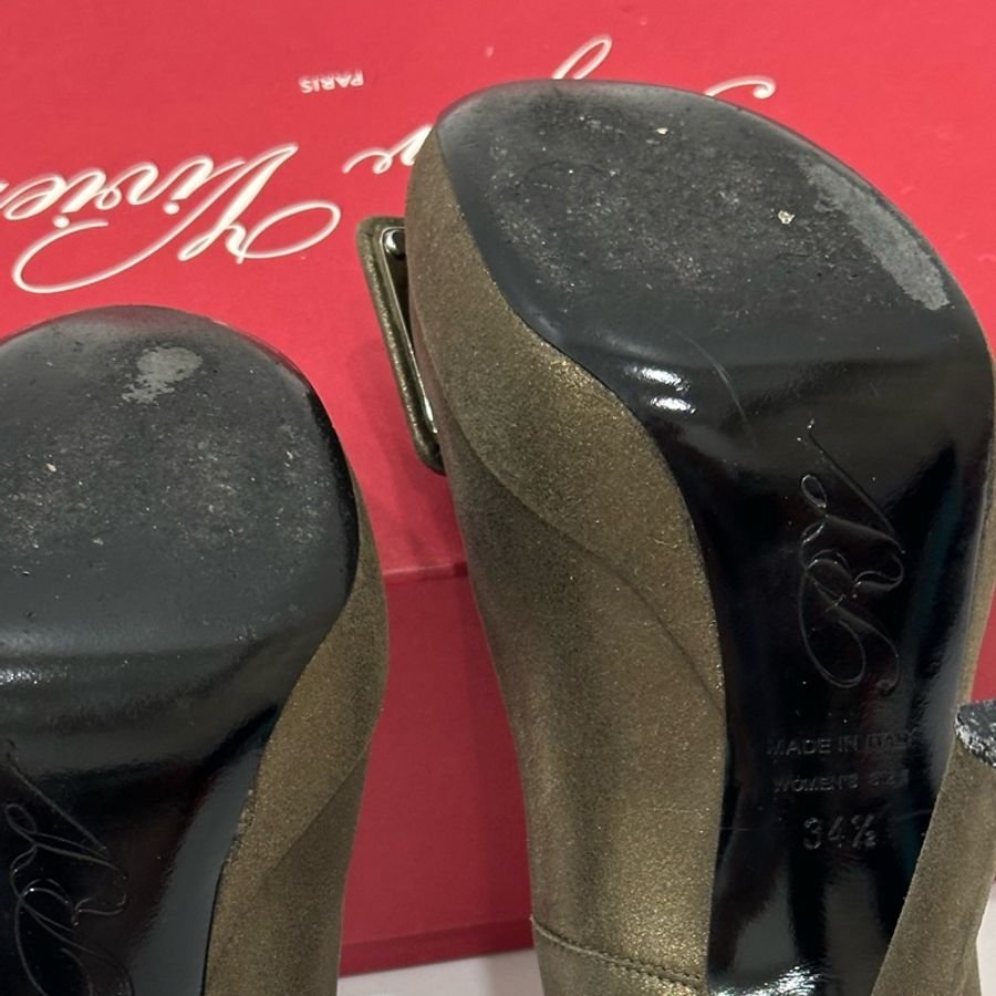 Roger VIVIER RV 咖啡色 跟鞋 高跟鞋-33