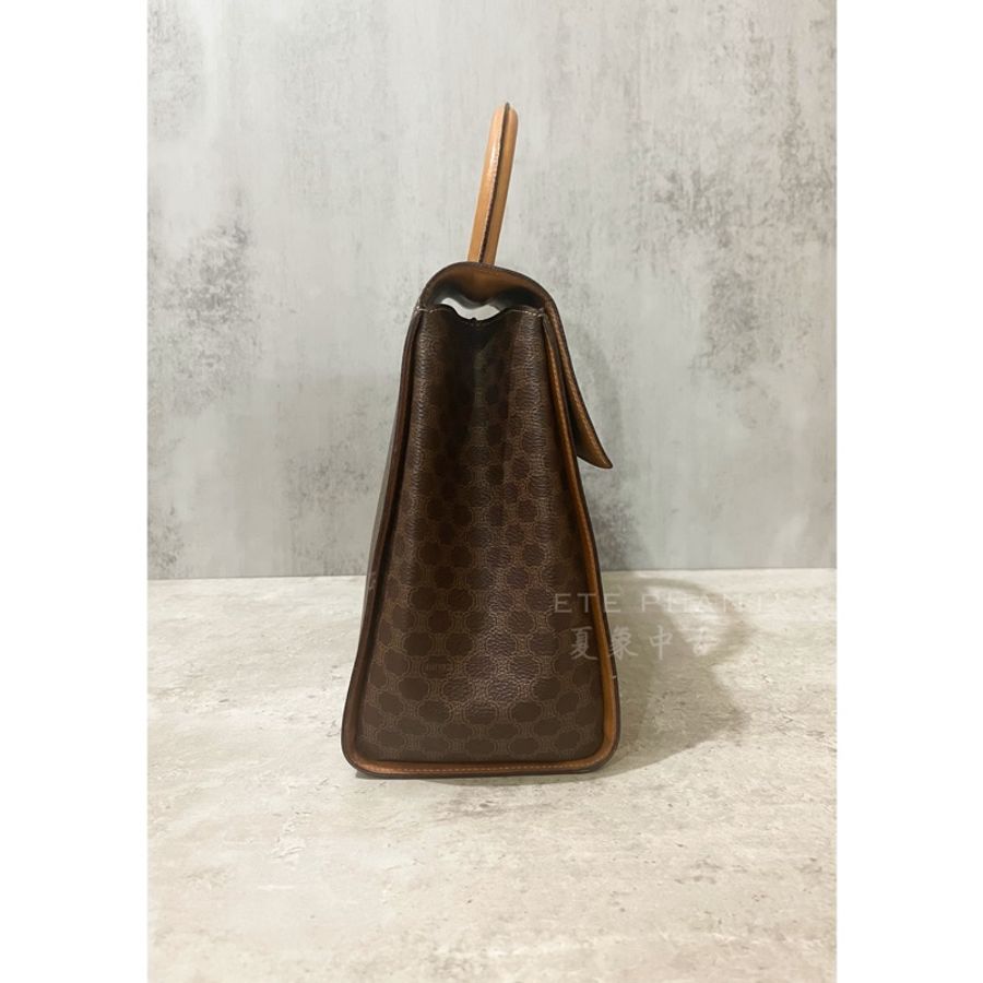 中古美品|Celine地球儀金幣扣手提包✨-3