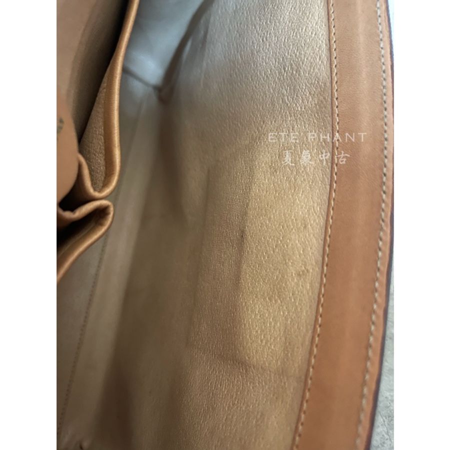 中古美品|Celine地球儀金幣扣手提包✨-12