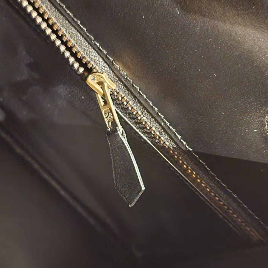 甜甜收藏愛馬仕 Kelly 28黑金Box小牛皮外縫 兩用包HERMES-31