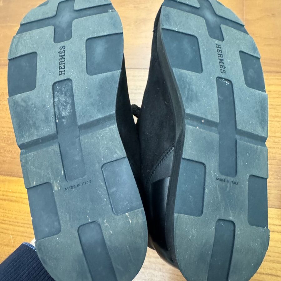 愛馬仕麂皮休閒鞋-22