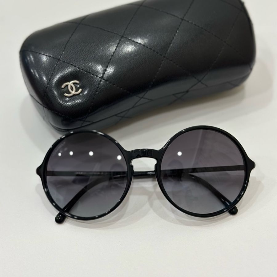 CHANEL CC Round Spring Sunglasses 5279 黑色 太陽眼鏡 墨鏡-3