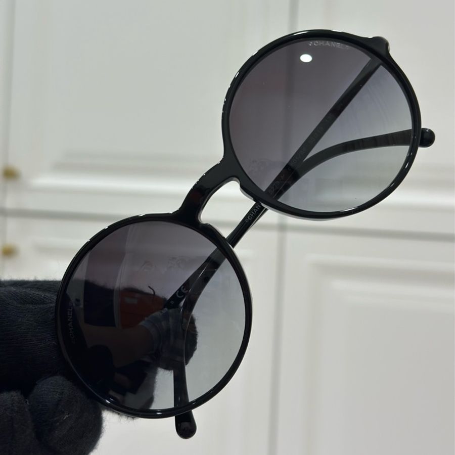 CHANEL CC Round Spring Sunglasses 5279 黑色 太陽眼鏡 墨鏡-10