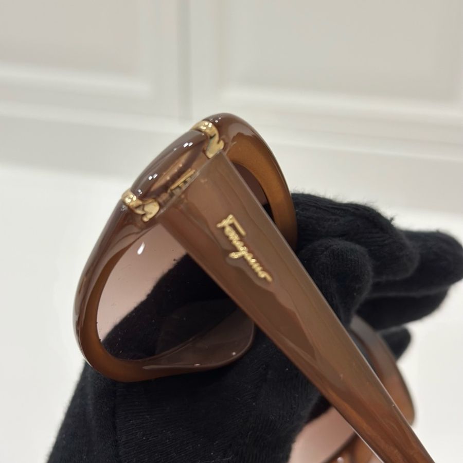 SALVATORE FERRAGAMO 菲拉格慕 裸色 墨鏡 太陽眼鏡-9