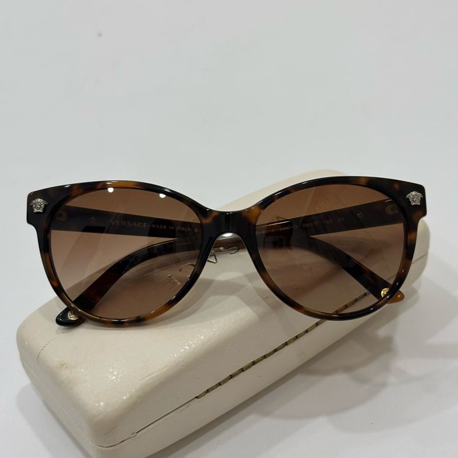 Versace VE4214 玳瑁 咖啡 墨鏡 太陽眼鏡-4