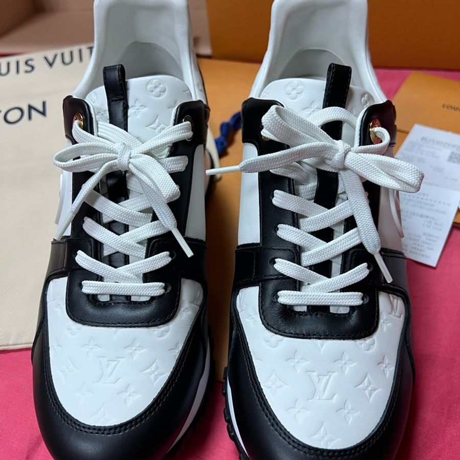 LV Louis Vuitton路易威登 Run Away 運動鞋 厚底 熊貓款 黑白配色 1 ABP7I 尺寸38-2