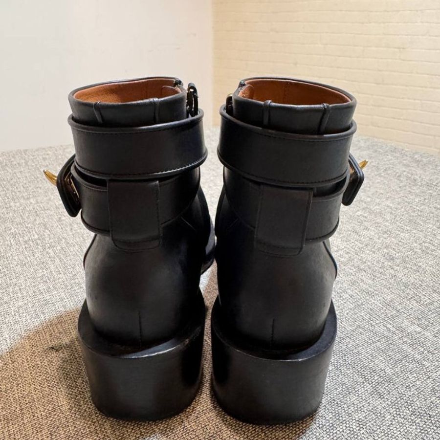 Givenchy 紀梵希 黑色短靴 歐碼37 保證真品-5