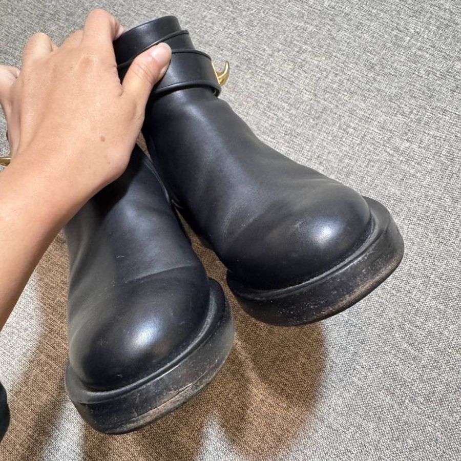 Givenchy 紀梵希 黑色短靴 歐碼37 保證真品-12