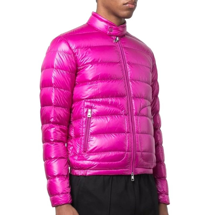 *Moncler "Acorus" Down Jacket Fuchsia For Men - 1A10600-53029-55M ( Size:1 )-3