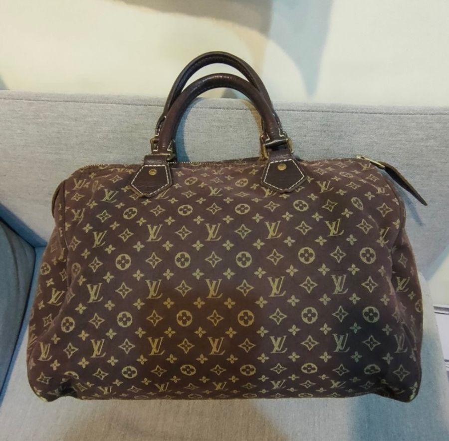Louis Vuitton 路易威登LV SPEEDY 30 經典 老花 刺繡布 波士頓包 手提包 輕量包/二手精品/二手包-3