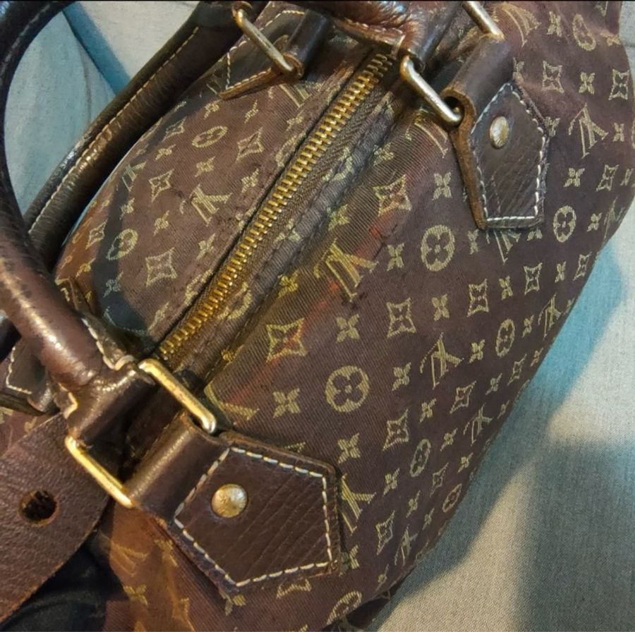 Louis Vuitton 路易威登LV SPEEDY 30 經典 老花 刺繡布 波士頓包 手提包 輕量包/二手精品/二手包-41