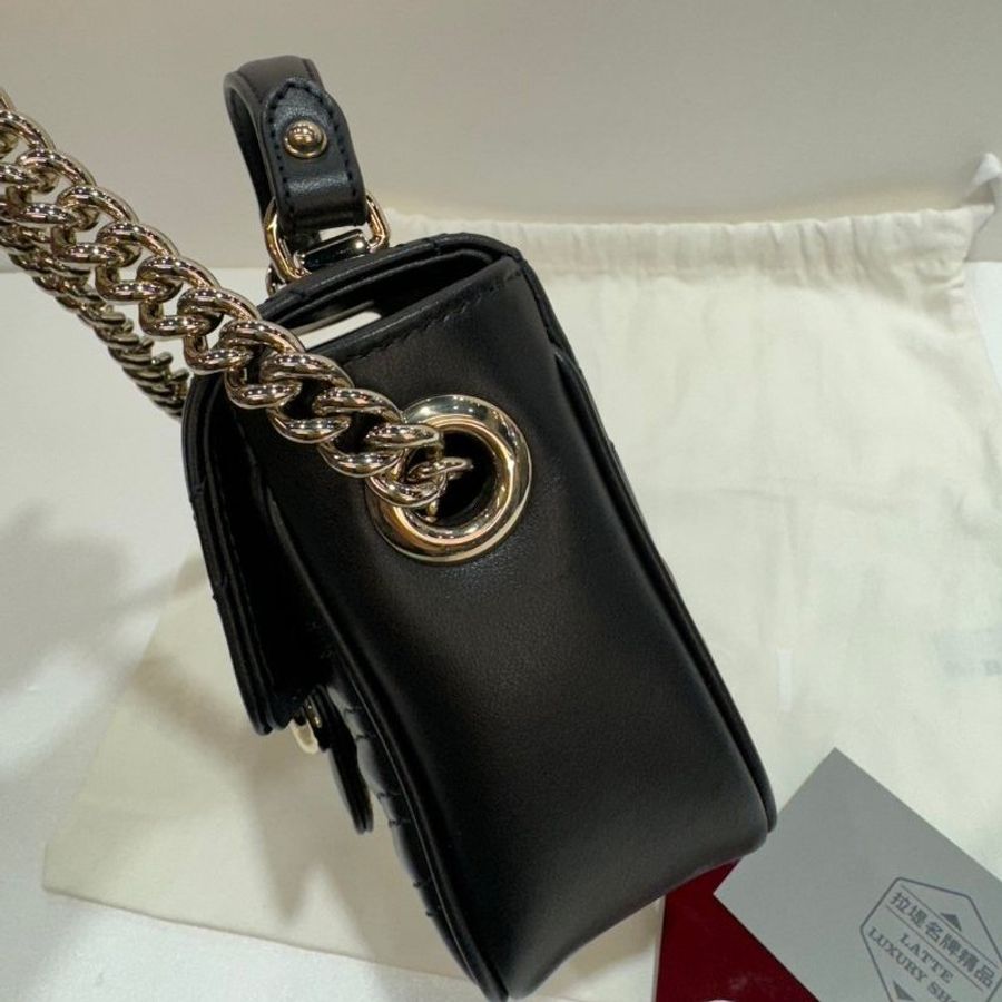 GUCCI  新款Marmont 手提包/斜背包/鍊包/相機包/學院包 811238 9成新(q)-8