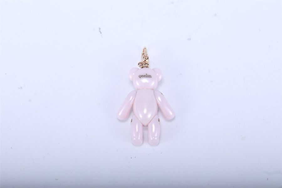Qeelin(麒麟珠寶) Bo Bo 粉陶瓷 18K金 鑲鑽 項鏈吊墜-2
