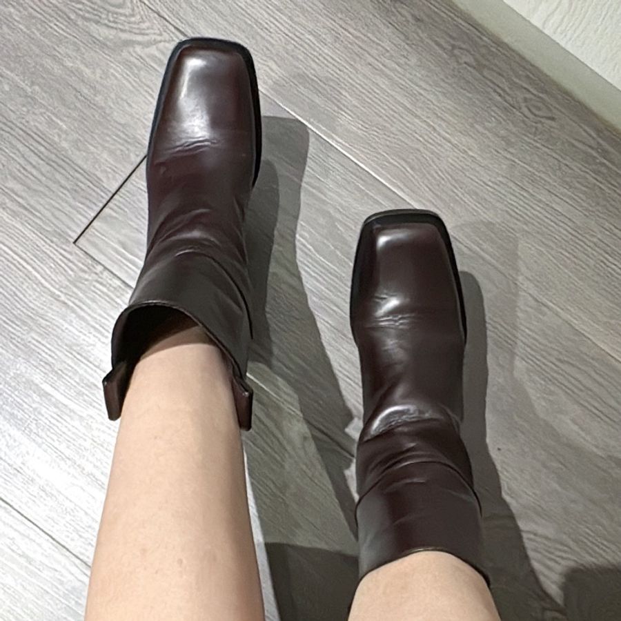 CHANEL 低跟中靴 (38CM)修飾腿型-2